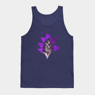 Purple Tulips In Artistic Ottoman Turkish Style Tank Top